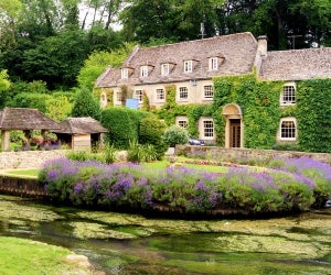 A beautiful country house in the Cotswolds.
