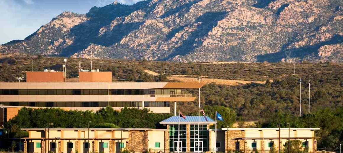  View of the Embry-Riddle Aeronautical University (ERAU) in Prescott, Arizona.