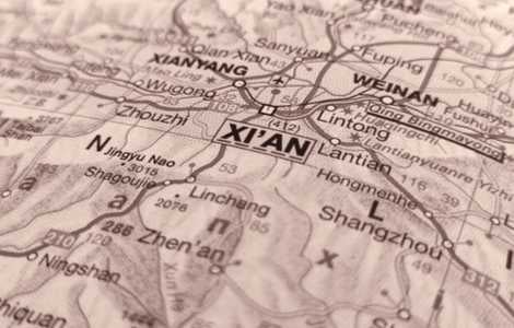 The Tomb of Qin Shi Huang Map