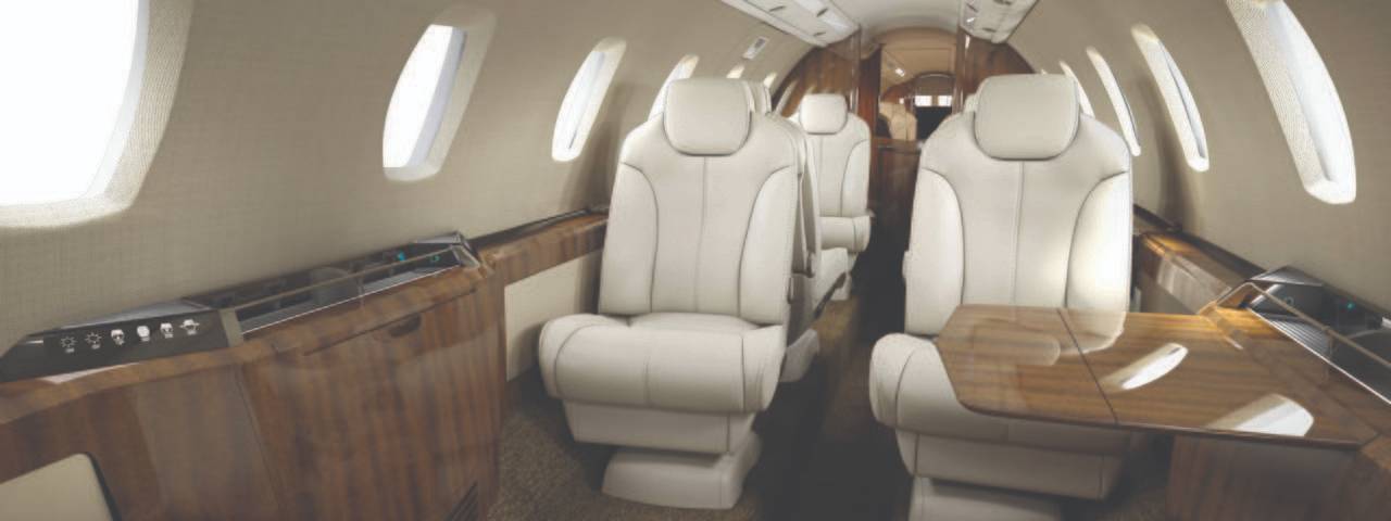 The interior design of Cessna Citation