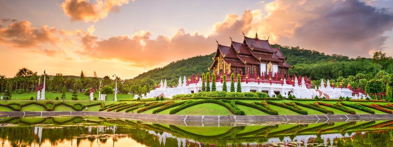 Royal Flora Ratchaphruek Park in Chiang Mai.