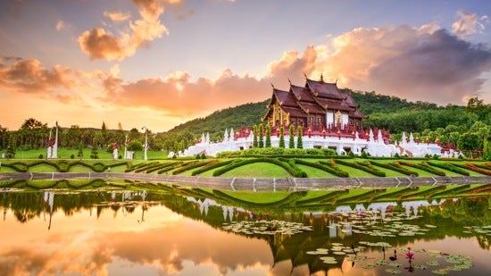 Royal Flora Ratchaphruek Park in Chiang Mai.