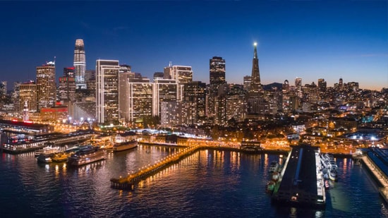 San Francisco at night 