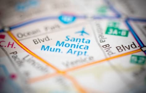  Santa Monica Municipal Airport's map
