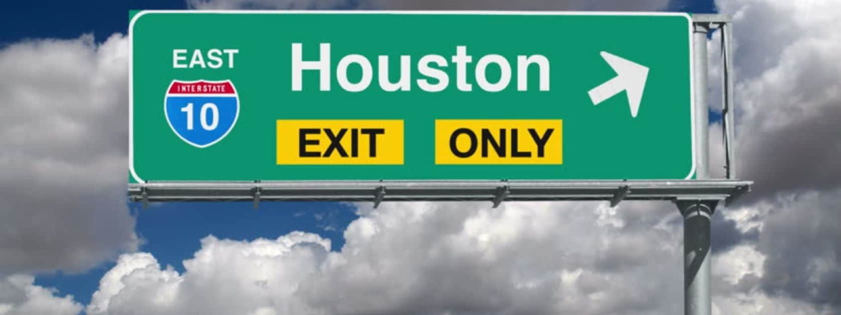Houston highway sign