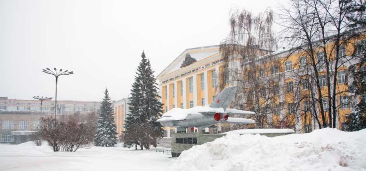 Ufa State Aviation Technical University in the snow photo by 2happy on Stockvault.net