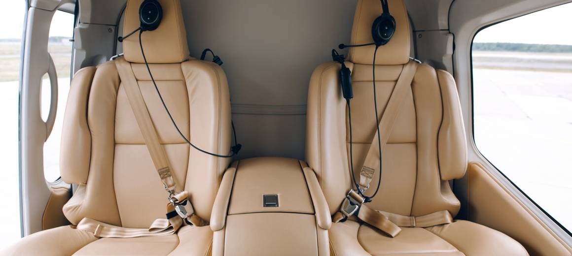 Interior of Eurocopter 120 Colibri