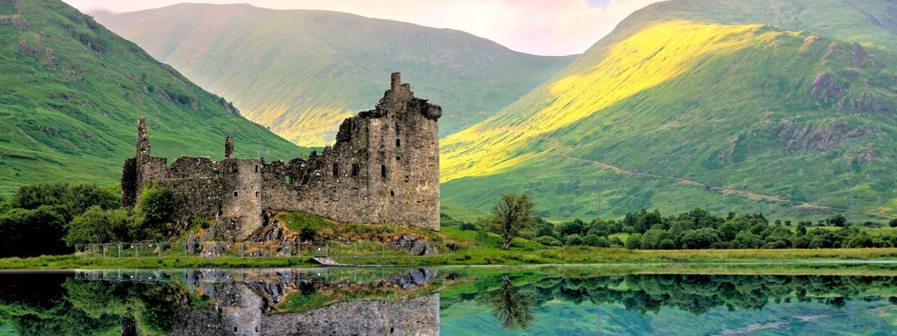 Kilchurn Castle on Loch Awe.