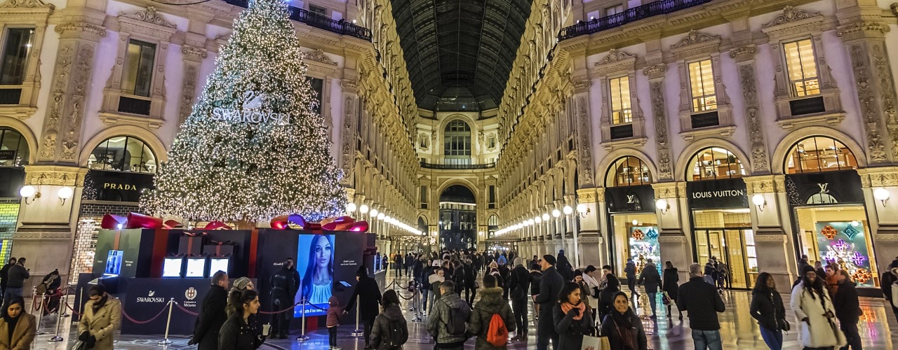 Shopping at The Galleria Vittorio Emanuele II in Milan