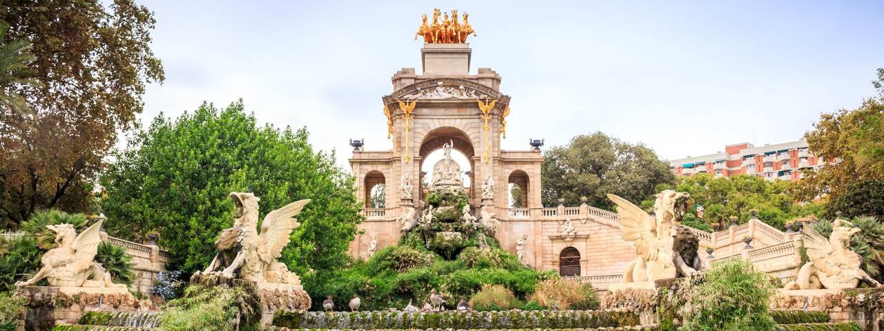 The Cascada Monumental fountain in Parc de la Ciutadella, Barcelona.