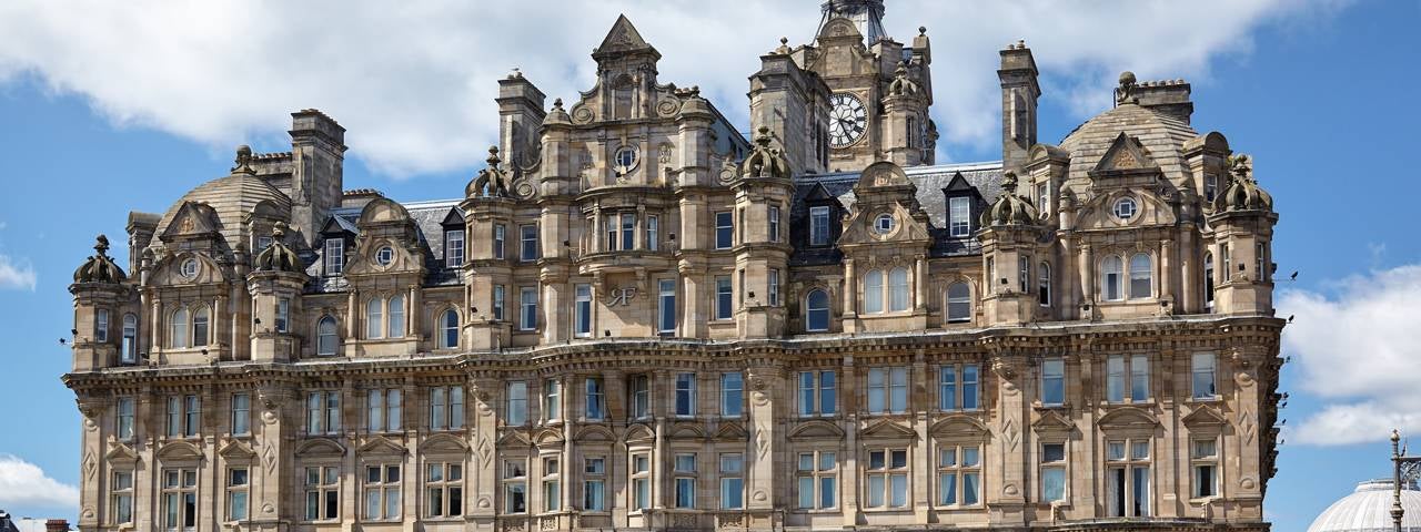 The Balmoral Hotel in Edinburgh.