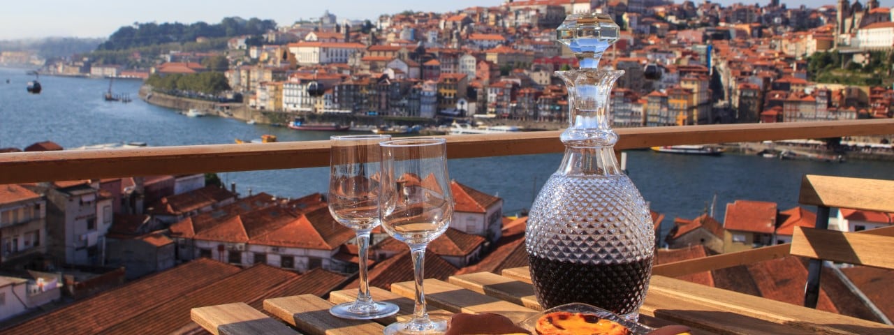 Wine and food in Porto