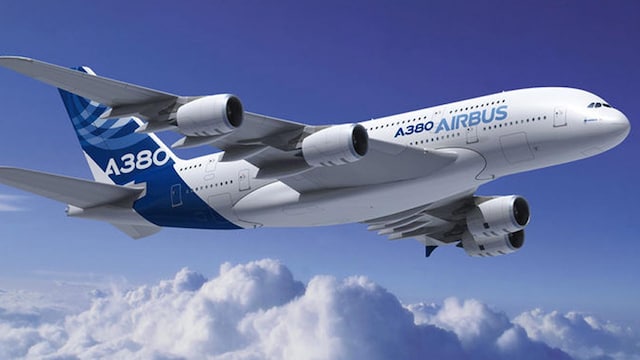 Interior of AIRBUS A380
